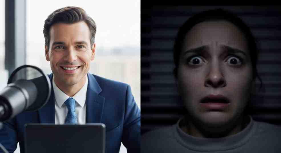 Video interview mistakes: The difference between looking professional and looking like a hostage.