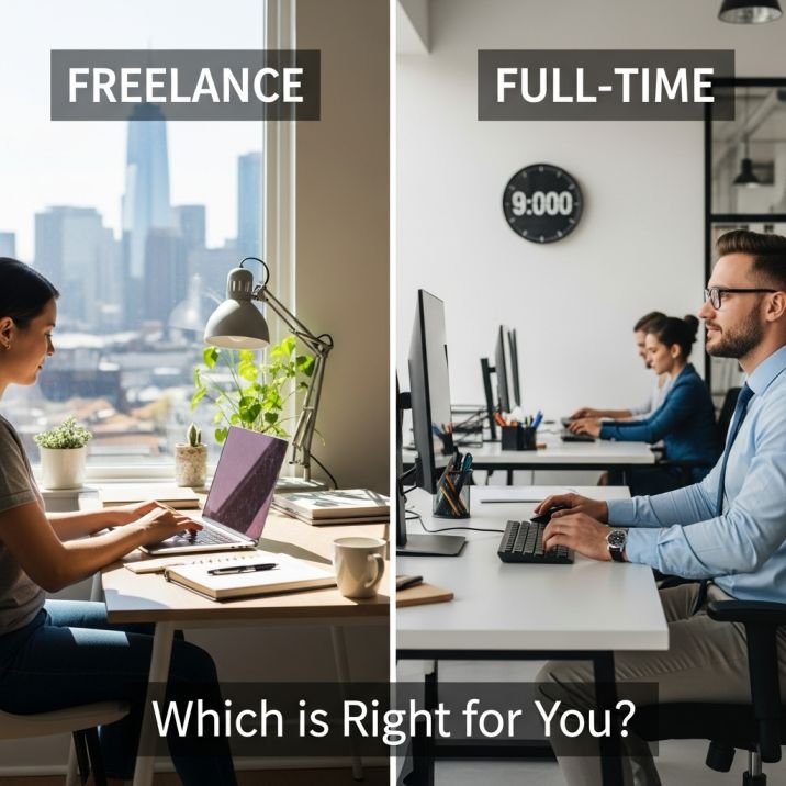 Freelance vs. Full-Time: Which is Right for You?