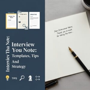 Interview Thank You Note: Templates, Tips And Strategy