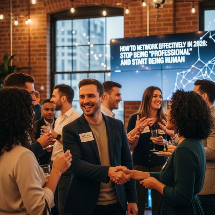 How to Network Effectively in 2026: Stop Being "Professional" and Start Being Human