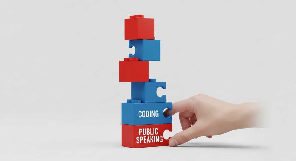 Scott Adams' Skill Stacking concept: Combining skills to increase value.