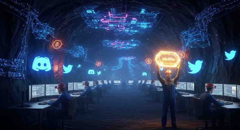 How to find crypto jobs on Discord and Twitter instead of LinkedIn.