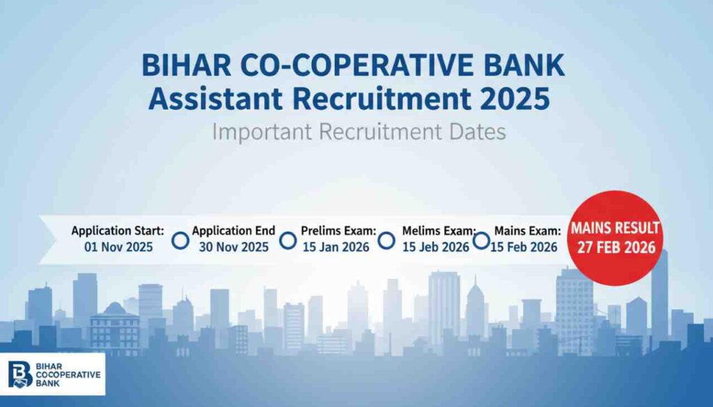 BSCB Assistant Exam Dates Infographic