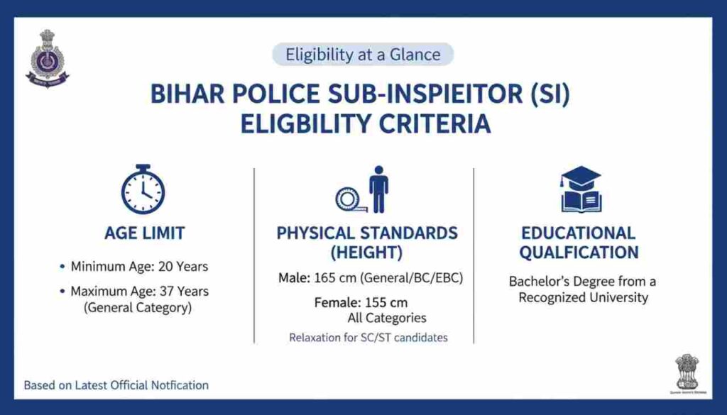 BPSSC SI Prohibition Eligibility Infographic