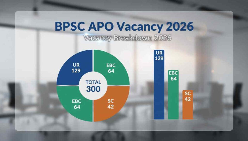 BPSC APO Category Wise Vacancy Details