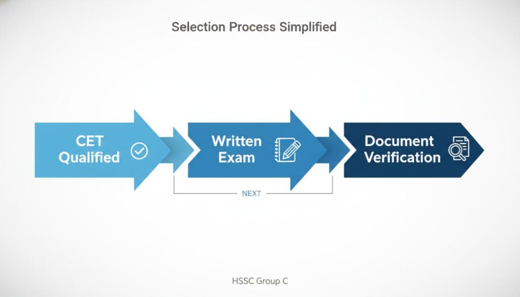 HSSC Selection Process Infographic